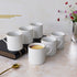 White Ring Tea Cup Set Of 6 - The Earth Store - Tea Cups